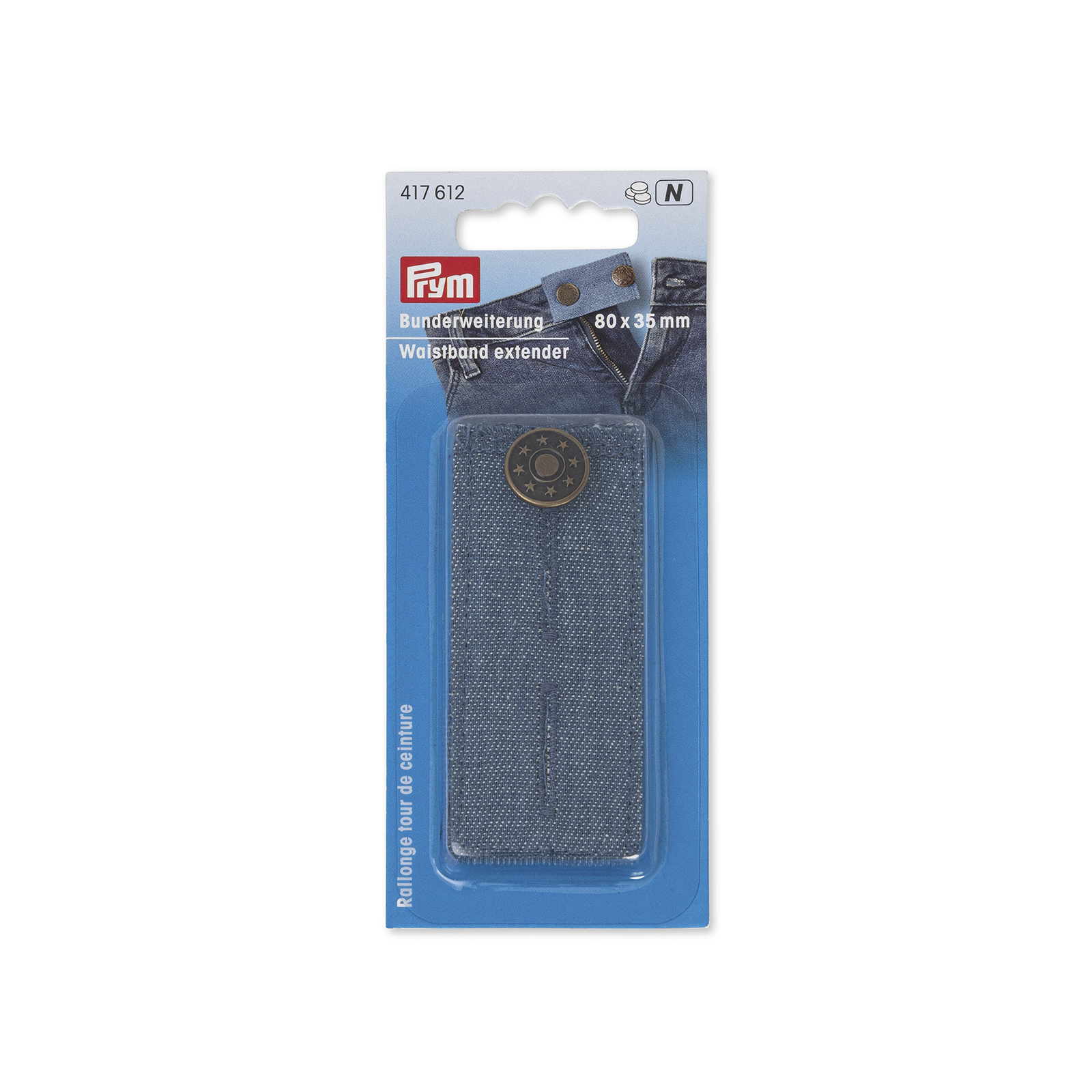 Rallonge pantalon bouton - Prym